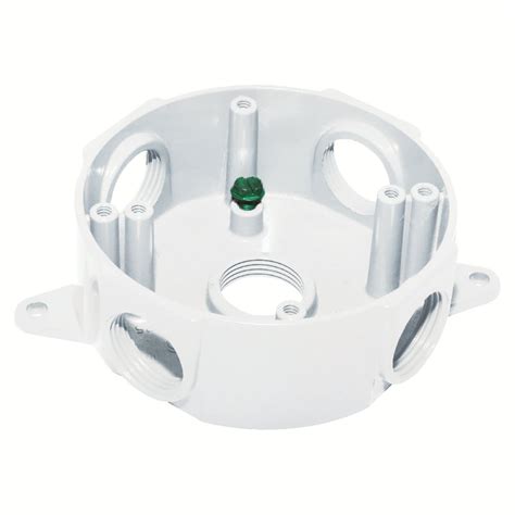 round metal electrical junction box|surface mount round electrical box.